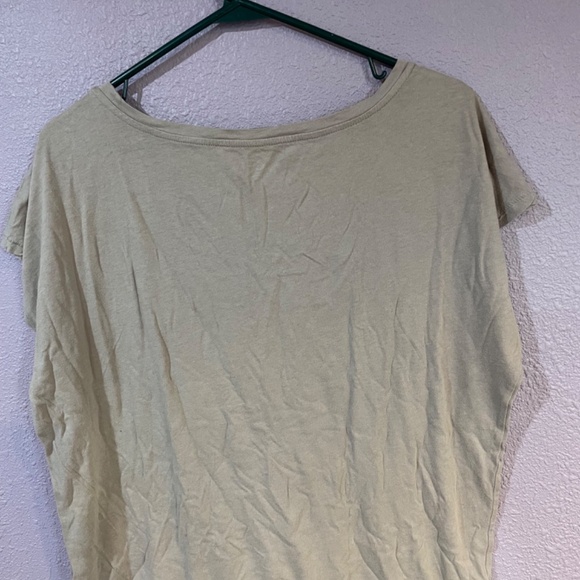 Ann Taylor Loft gray short sleeve top - Picture 3 of 3